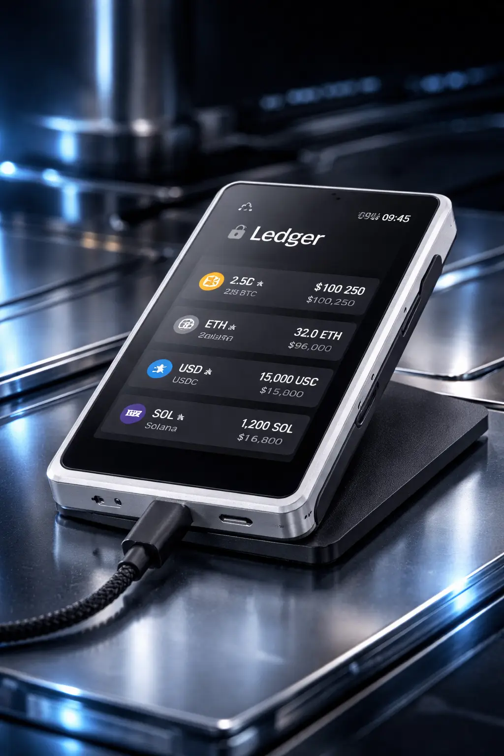 Ledger Stax premium hardware wallet